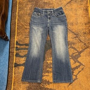Stylish Boot Cut Jeans in Classic Blue